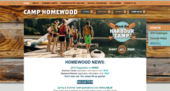 Desktop Screenshot of camphomewood.com