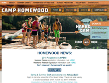 Tablet Screenshot of camphomewood.com